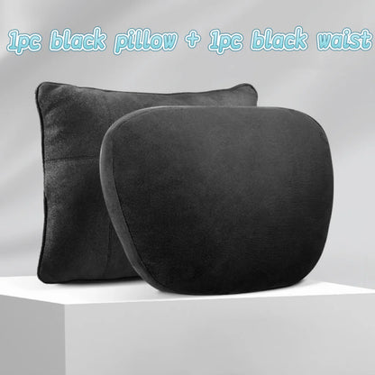 Car Neck Pillow Car Seat Headrest Pillow Auto Memory Cotton Protector Cushion for Universal Car Head Support for Gaming Chair