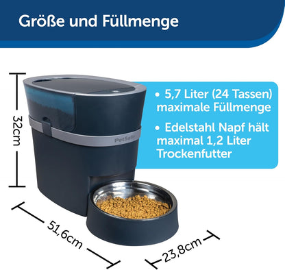 Direct to Seatbelt Tether for Dogs, Adjustable Car Safety Belt Leash, Quick & Easy Installation, Works with Any Pet Harness, Carabiner Clip, Coastal Blue