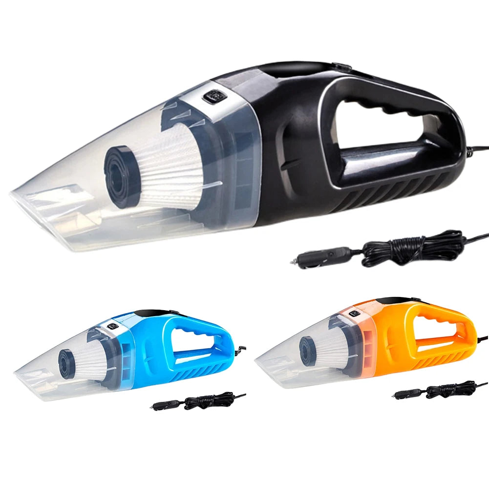 120W Handheld Vacuum Cleaner Strong Suction Car Vacuum Cleaner Wet Dry Dual-Use Powerful Dust Buster Car Hoover Cleaning Machine