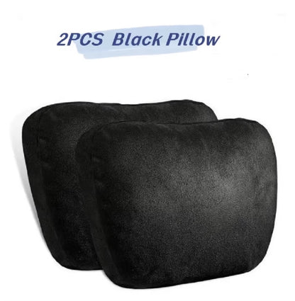 Car Neck Pillow Car Seat Headrest Pillow Auto Memory Cotton Protector Cushion for Universal Car Head Support for Gaming Chair