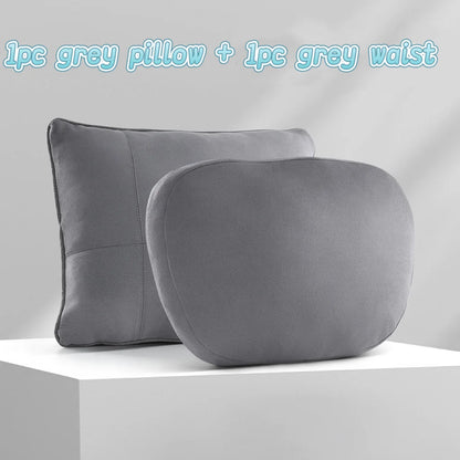 Car Neck Pillow Car Seat Headrest Pillow Auto Memory Cotton Protector Cushion for Universal Car Head Support for Gaming Chair