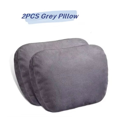 Car Neck Pillow Car Seat Headrest Pillow Auto Memory Cotton Protector Cushion for Universal Car Head Support for Gaming Chair